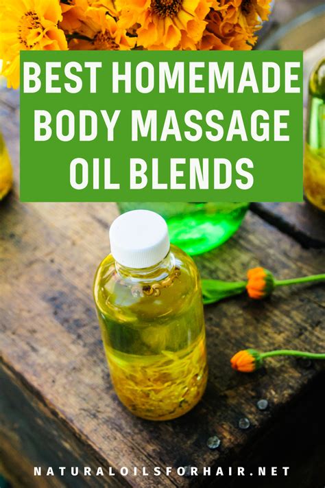 Best Homemade Body Massage Oil Blends Natural Oils For Hair And Beauty