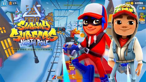 Subway Surfers Gameplay Pc Hd North Pole Jake Super Jake Youtube