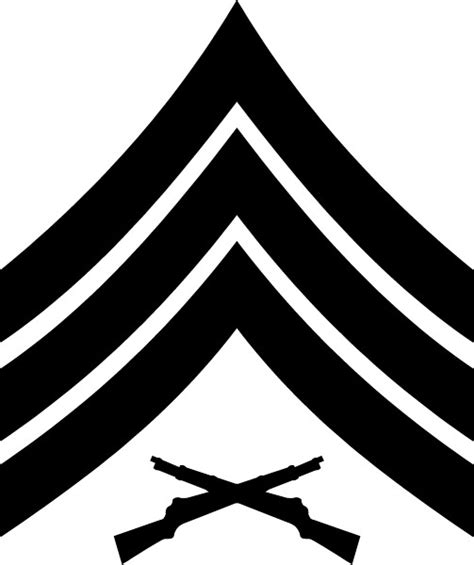Usmc Sergeant Chevron Decal Sticker 04