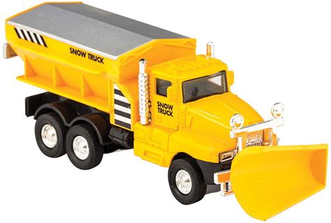 Die Cast Snow Plow Truck Toy Sense