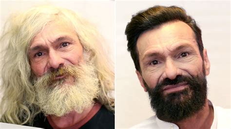 Makeover guy gives himself a makeover: Spanish Homeless Man's Life Totally Changes After Viral ...