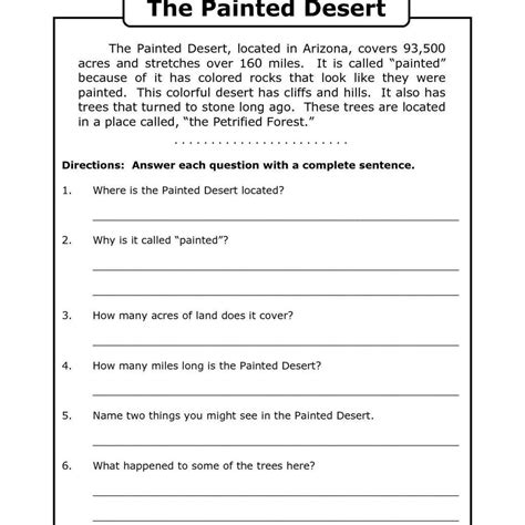All worksheets are based on the words specified by current word list: 7th Grade Reading Comprehension Worksheets Pdf