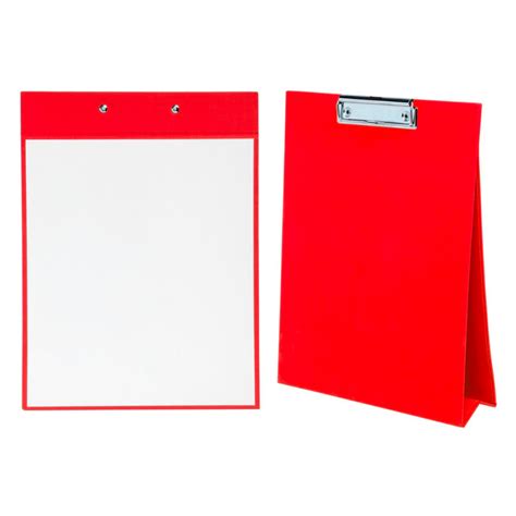 Whiteboard And Clipboard A4 Size With Black Marker Self Standing Design