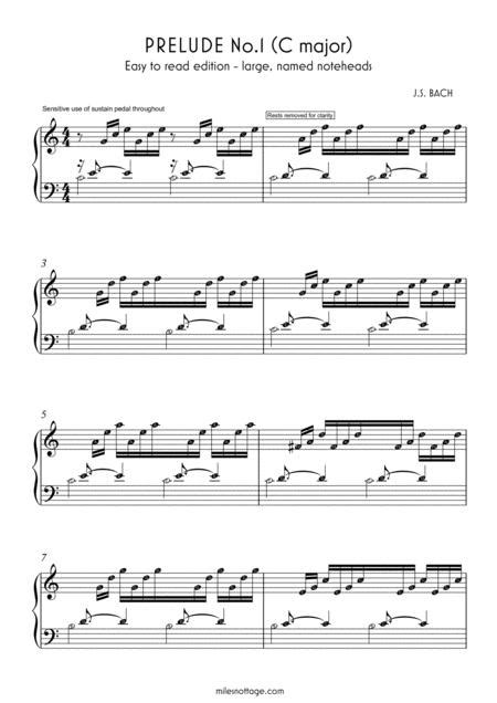 Bach Gonoud Ave Maria Prelude In C Major Free Music Sheet Musicsheets Org