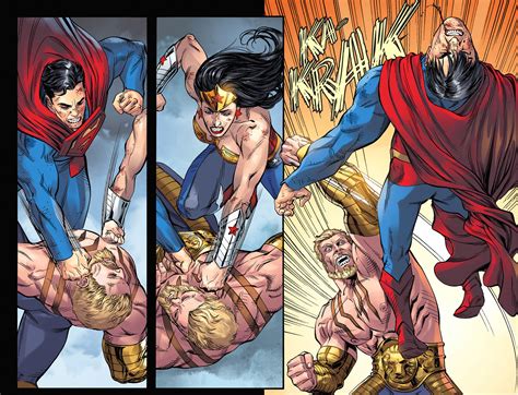 Superman And Wonder Woman Vs Hercules Injustice Gods