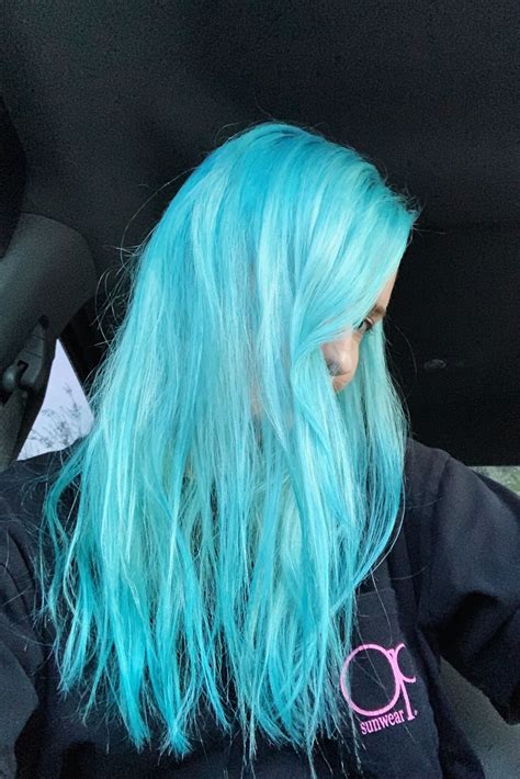 How To Fade Blue Hair Dye Quickly Without Bleach Dyed Hair Blue Faded Blue Hair Turquoise Hair