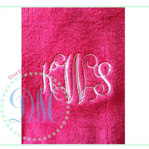 Monogram Towel Monogram Towels Machine Embroidery Applique Monogram