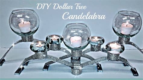 Diy Dollar Tree Glam Candelabra Candle Holder Bling