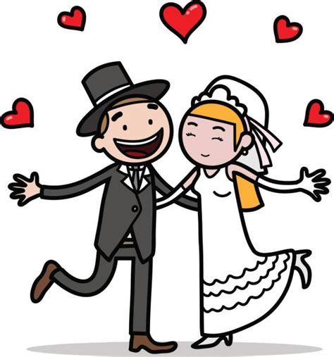 Happy Wedding Anniversary Cartoon Stock Photos Pictures And Royalty Free