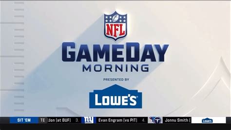 Nfl Network 2020 Premiere Of Nfl Gameday Morning Intro Youtube
