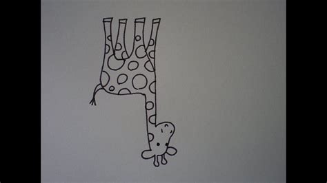 Het is echt super makkelijk! hoe teken je een giraffe (makkelijk) (how to draw a ...