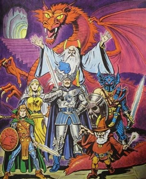 Dungeons And Dragons 1983 Dungeons And Dragons Painting Art