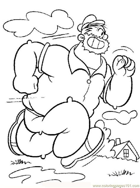 Popeye Coloring Pages Coloring Home