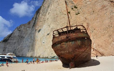 Zakynthos Wreck A Famous Island Landmark To Be Restored