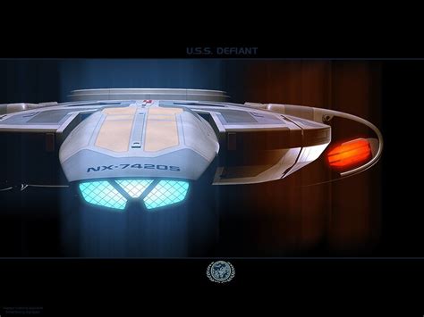 Star Trek Uss Defiant The Defiant Was Equipped With An Ablative Armor