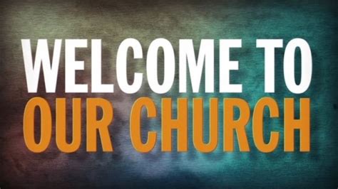 Welcome To Our Church 2 Floodgate Productions Sermonspice