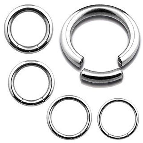 Surgical Steel Seamless Segment Ring Continuous Piercing Ebay