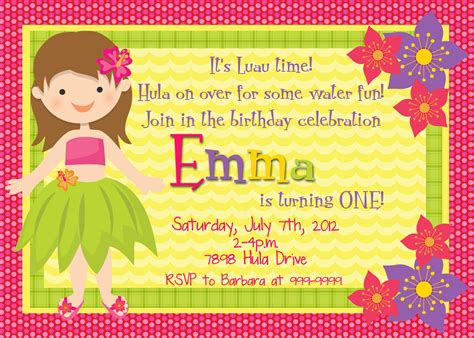 Quotes For Girl 2nd Birthday Luau Quotesgram