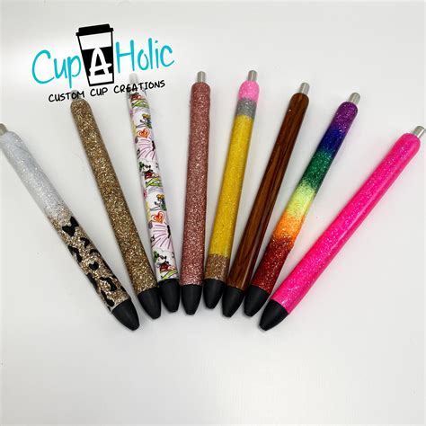 Glitter Pen Custom Glitter Pens Inkjoy Glitter Pens Etsy