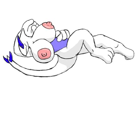 Rule 34 Anthro Breasts Color Female Female Only Lugia Lying Nipples