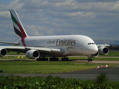 A380 Air Aircraft Airline Airport Arab Aviation Dubai Emirates
