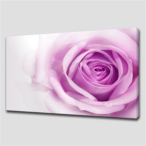 Purple Rose Large Canvas Wall Art Pictures Prints Canvas