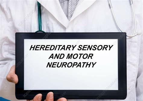 Hereditary Sensory And Motor Neuropathy Conceptual Image Stock Image