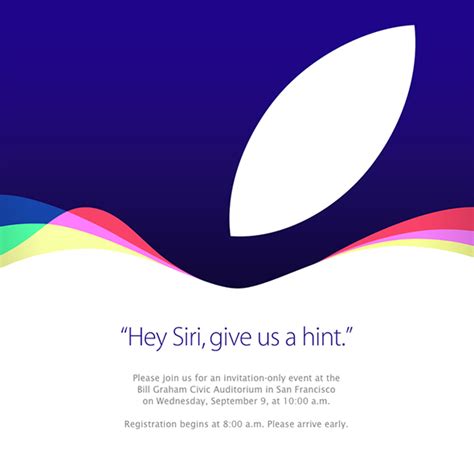 Apple Aapl Sends Out Invitations For Sept 9 Event Thestreet