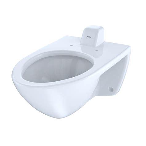 Toto 10 Gpf Wall Mounted Flushometer Toilet Bowl With Back Spud