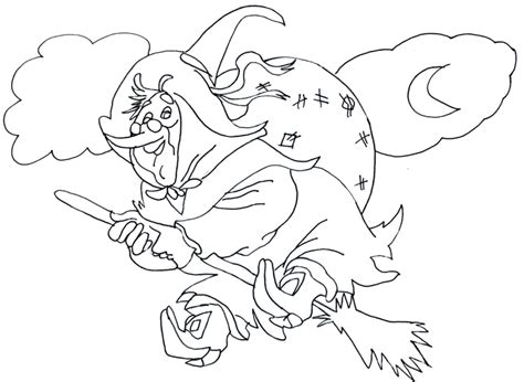 Bella Befana Coloring Sheet