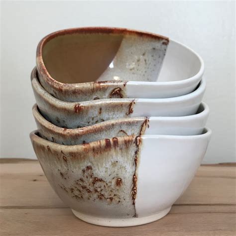 Stoneware Shaped Pour Bowl Handmade Pottery For Soup Etsy In 2023