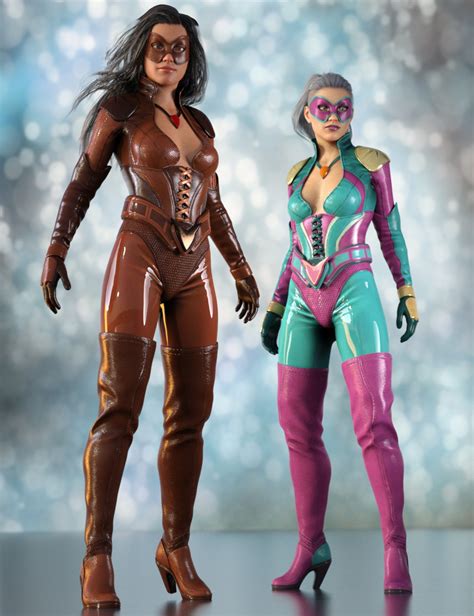 Superhero Sci Fi Suit For Genesis 8 Females Daz 3d