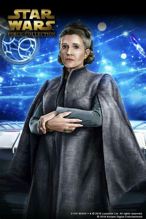 Star Wars Force Collection Old Leia Organa Star Wars Poster Star