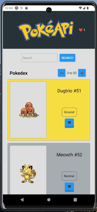 Pokedex App Built With React Native