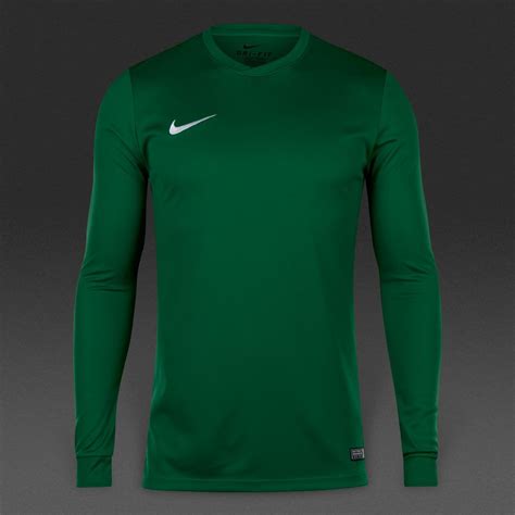 Nike Park Vi Ls Jersey Pine Greenwhite Team Wear Long Sleeve