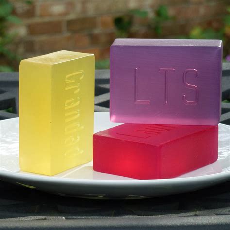 Personalised Name Or Initial Soap By Suzy Hackett