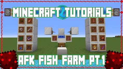How to build a minecraft afk fish farm in 1.15 editions hey everyone, captainowl here and today im going to be showing you. 1.13+ AFK Fish Farm Pt.1 - Minecraft Tutorials | Minecraft ...