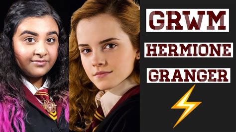 Grwm Hermione Granger Hair Makeup And Outfit Youtube