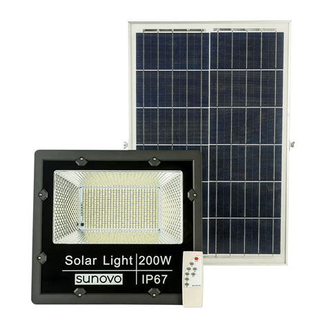 590 Led Solar Flood Light Outdoor With Remote Control 200w
