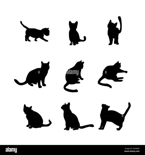 Illustration Vector Cat Clip Art Stock Vector Image And Art Alamy