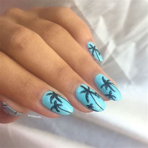 palm trees nails palm tree nails tree nails nail art instagram
