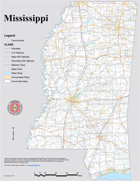 Large Detailed Map Of Mississippi With Cities And Towns