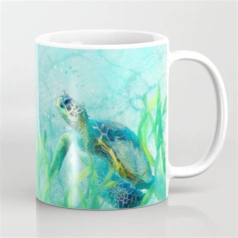Buy Sea Turtle Coffee Mug By Christyne Worldwide Shipping Available At