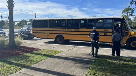 School Bus Involved In Crash In Port St Lucie