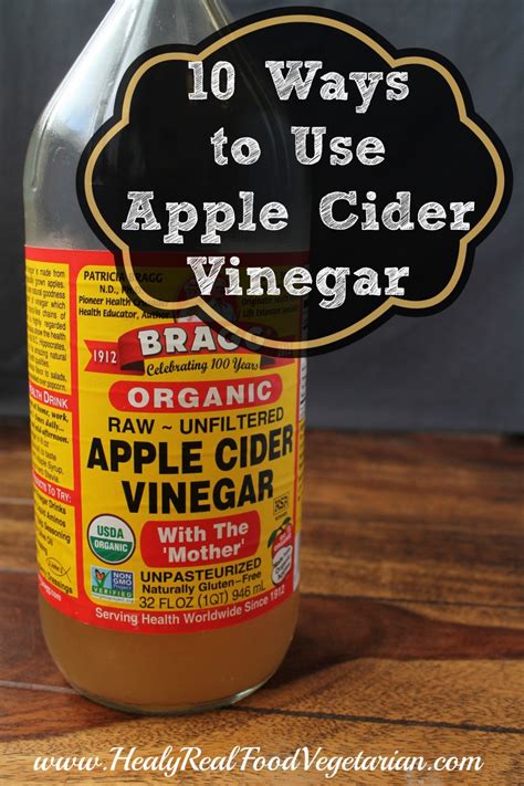 gets up from his lounge chair y'know, you look like somebody i can relate to. 10 Ways to Use Apple Cider Vinegar - Healy Eats Real
