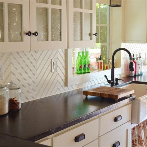 Using a wallpaper squeegee to smooth out creases and wrinkles, adhere the front side of the wet fabric to the back of the acrylic sheet. Best Cheap Backsplash Ideas on the Market Today — Best ...