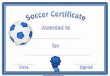 Pictures of Soccer Team Awards