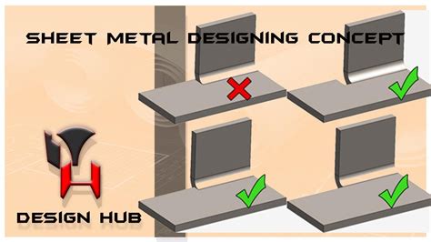 Sheet Metal Designing Concept In Detail Youtube