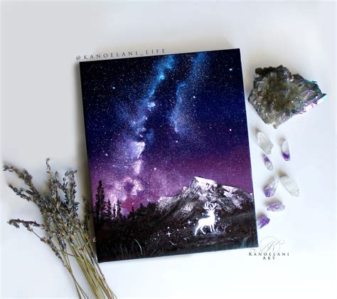 Space Art Galaxy Painting Milky Way Oil Painting By Instagram