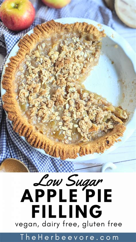 Low Sugar Apple Pie Filling Recipe The Herbeevore